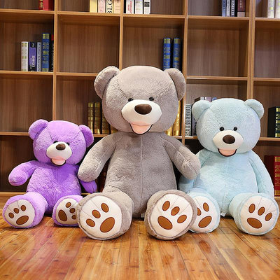 新款熱銷 美國大號熊泰迪毛絨玩具大熊玩偶娃娃送女朋友兒童生日禮物公仔 動漫星城周邊玩偶