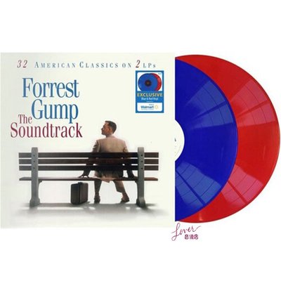 Forrest Gump 阿甘正傳  限量紅藍彩膠 2LP 黑膠唱片