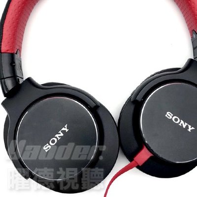 【曜德☆福利品】SONY MDR-ZX750AP 黑紅(1)立體聲耳罩式耳機☆無外包裝☆超商免運☆送皮質收納袋