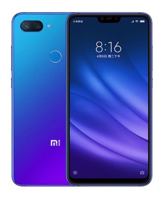 全新未拆封Xiaomi/小米8青春版 4+64GB 全網通4G 驍龍845雙攝像指紋解鎖全面屏智能手機