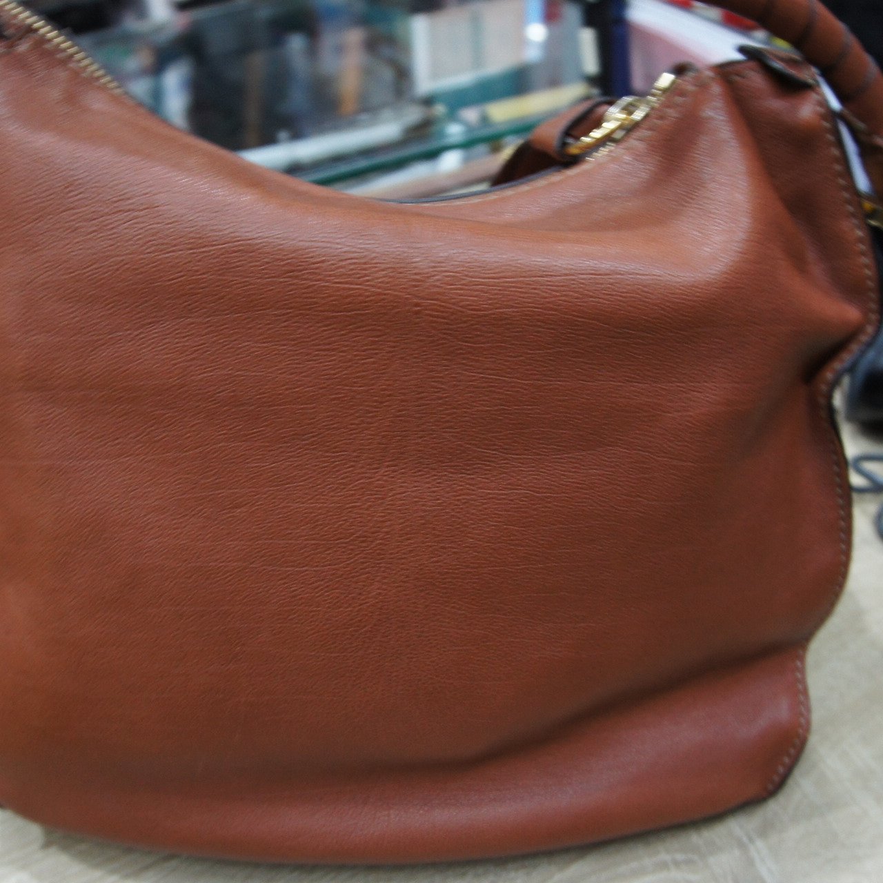 chloe marcie hobo leather handbag