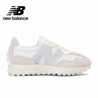 【New Balance】 NB  復古運動鞋_女性_白絲綢_WS327SFD-B楦 327