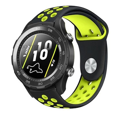 錶帶 手錶配件 保護殼華為WATCH2/2018第二代智能手表腕帶 huawei運動硅膠表帶20mm