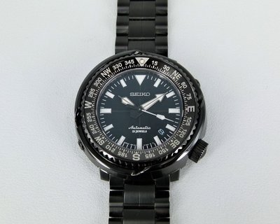 【時間迴廊】SEIKO精工錶(47.5mm)-SBDC013鮪魚罐頭-自動上鍊機械腕錶(盒單全)