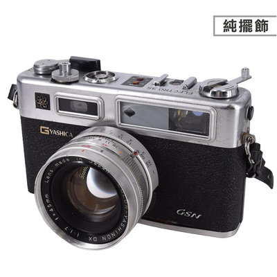 金卡價1088 二手 日製Gyashica Electro 35古董膠捲相機 純擺飾 399900024503 04