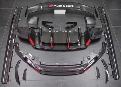 【天翊國際】Audi R8 Performance款 抽真空碳纖維 全車套件