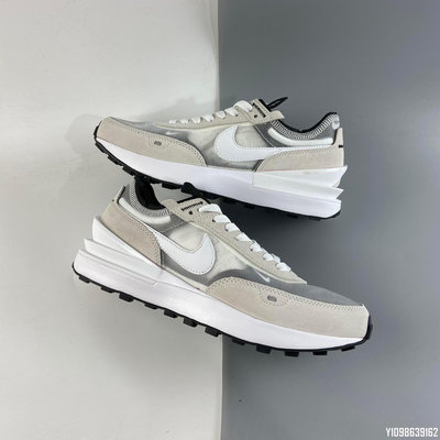 NIKE Waffle One  Summit White 拼接 灰 半透明 透氣 慢跑鞋 DA7995-100【雅妤潮鞋】