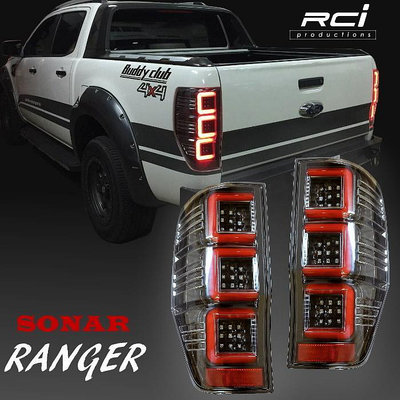 RC HID LED 專賣店 福特貨卡 FORD RANGER pickup 12-17年 導光式樣 LED 尾燈組