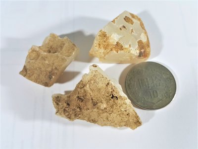 [銀九藝] 早期 天然聚合狀結晶體 北投石 能量石 原礦 46公克 (25)