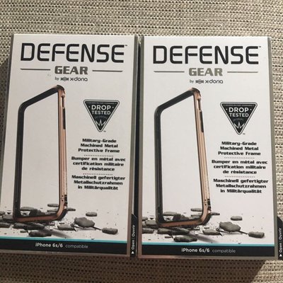 全館免運X-doria Defense GEAR刀鋒 iPhone 6/ 6S  高防護 手機殼 保護套2金1鐵灰
