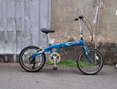 二手~BRONCO 20吋 6段轉把變速 鋁合金折疊腳踏車最大機動耐用小折車 腳踏車 單車~~功能正常