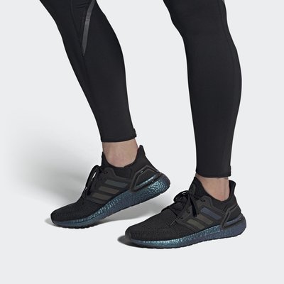 【Dr.Shoes 】Adidas ultraboost 20 黑色 變色龍中底 編織 慢跑鞋 變色龍 FV8319