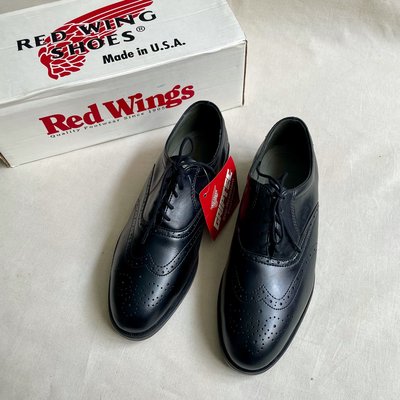 美國製造 Red Wing 8701 Wingtip Oxford 雕花 鋼頭 牛津皮鞋 庫藏新品 古著 vintage
