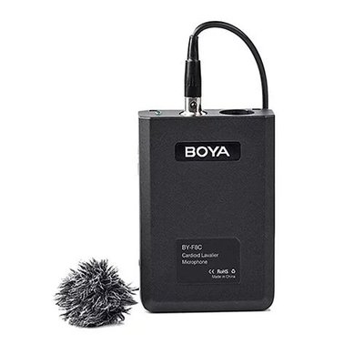 博雅 BOYA BY-F8C 卡農口領夾式麥克風 XLR接頭 心形指向性 適用於聲樂/樂器 公司貨
