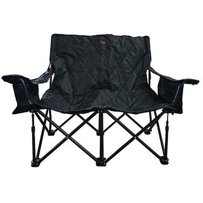 【折疊椅 摺疊椅】DJ-6513 探險家度假風雙人椅 露營摺疊椅 折合椅 休閒椅 椅子 戶外摺疊椅【小潔大批發】