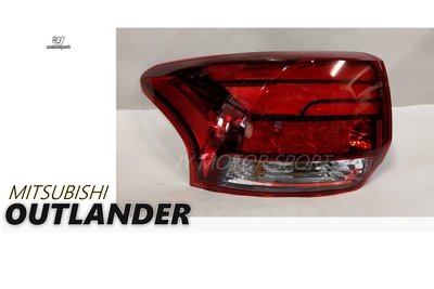 》傑暘國際車身部品《全新 三菱 OUTLANDER 16 17 18 19 原廠型 紅白 晶鑽 光條 LED 尾燈