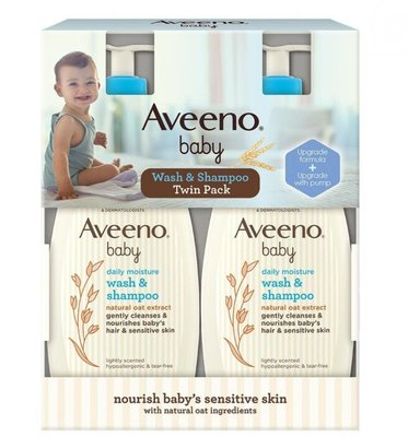 Costco好市多「線上」代購《Aveeno艾惟諾 嬰兒燕麥洗髮沐浴露532毫升X2入》#627727