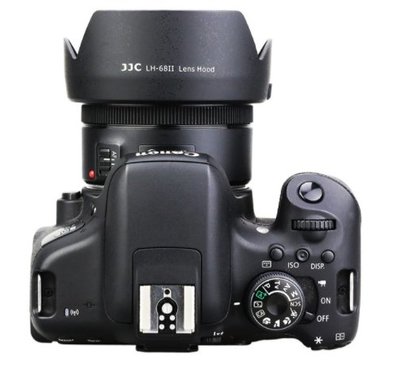 全新 JJC佳能Canon遮光罩ES-68II蓮花遮光罩EF 50mmf/1.8STM鏡頭定焦鏡遮光罩 ES68