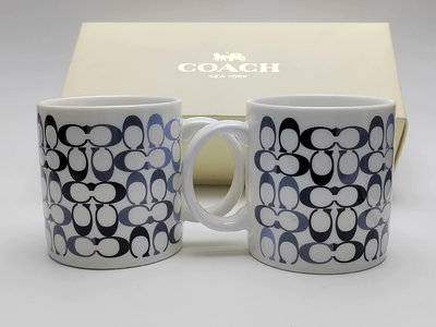 回流精品瓷器馬克杯 美國COACH蔻馳2018巨人隊紀念水杯