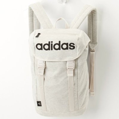 【Mr.Japan】日本限定 Adidas 愛迪達 超大容量 筆電包 後背包 不撞包 米白色 側邊拉鍊 男 女 預購款