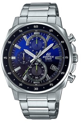 【天龜】CASIO EDIFICE 三眼設計漸層混搭計時腕錶 EFV-600D-2A