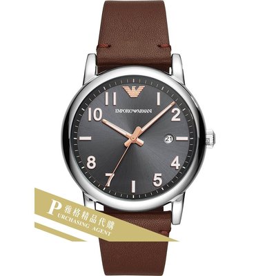 雅格時尚精品代購EMPORIO ARMANI 阿曼尼手錶AR11175 經典義式風格簡約腕錶 手錶