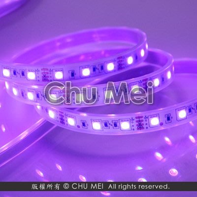 24V-幻彩變色LED-5050-SMD軟條燈(套管) - 七彩 幻彩 變色 led軟條燈 軟燈條 條燈 燈條.