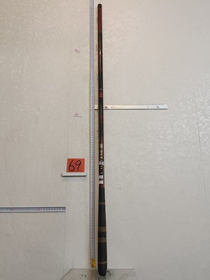 采潔 日本二手外匯精品釣具 富士鯉 MARK2 極硬 5405 18尺 手竿 二手中古釣具捲線器 H69