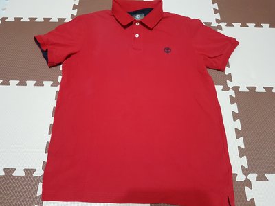(M65) timberland POLO衫  紅色  M