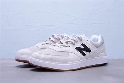 New Balance 574 復古 麂皮 米白 休閒運動板鞋 男女鞋 AM574ROSD