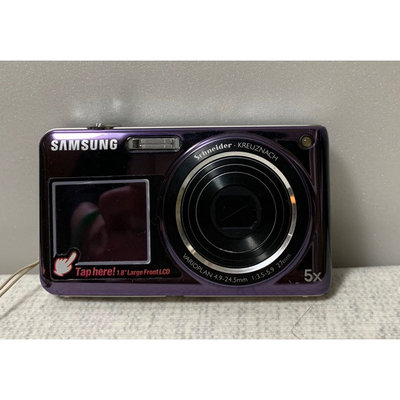 SAMSUNG 三星 ST600 數位相機 紫色 小型相機 薄型相機 自拍相機 隨手拍 附充電器 電池(二手台北現貨) 無附外盒包裝