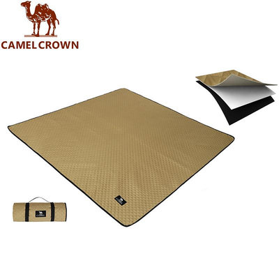 CAMEL CROWN駱駝 戶外野餐墊 2x2m便攜式加厚防潮墊 帳篷地墊