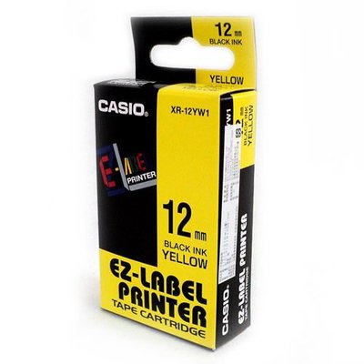 CASIO原廠標籤帶 12mm色帶 適用: KL-170 / KL-170plus / KL-G2TC