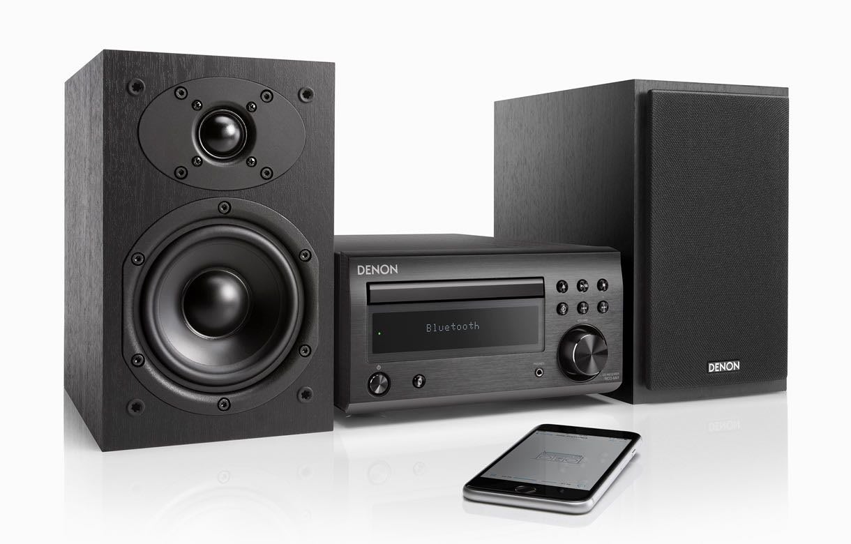 紅騰音響]DENON D-M41 迷你音響藍牙、CD、FM/AM 、光纖輸入可連接電視