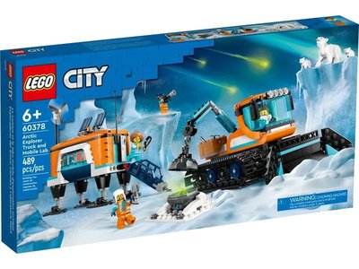 【樂GO】樂高 LEGO 60378 City 北極探險家卡車和行動實驗室 樂高城市系列 生日禮物 可自取 樂高正版