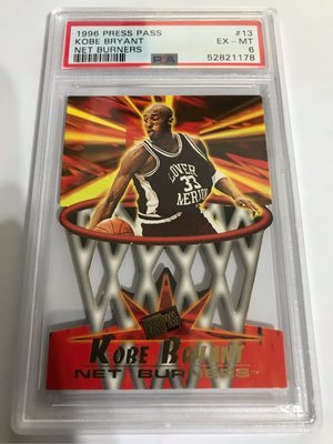 🐍 1996 Press Pass Net Burners #13 Kobe Bryant