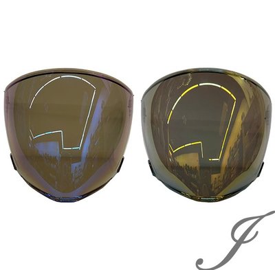 《JAP》LAZER TANGO 半罩帽安全帽原廠專用鏡片 電鍍金/電鍍藍/鏡片