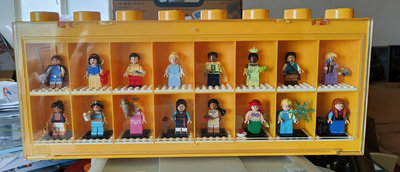 正版樂高人偶 LEGO 迪士尼公主11隻 王子5隻 共16隻附展示盒