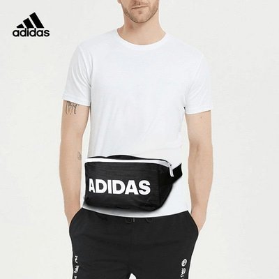 100原廠％Adidas愛迪達腰包多功能地攤收錢包生意包斜挎包輕便大容量胸包