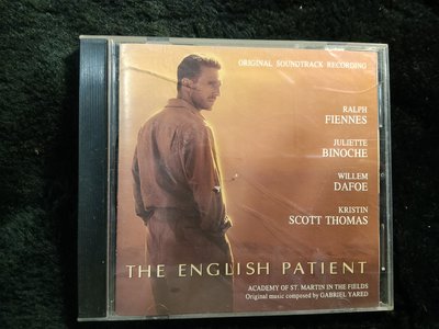 THE ENGLISH PATIENT 英倫情人 - 電影原聲帶 - 1996年美國版 9成新 - 81元起標 R1745