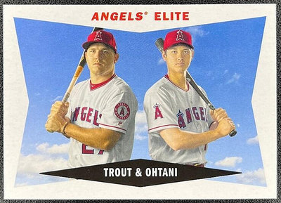 球員卡 Shohei Ohtani 大谷翔平 Mike Trout 2020 Topps Archives Combo