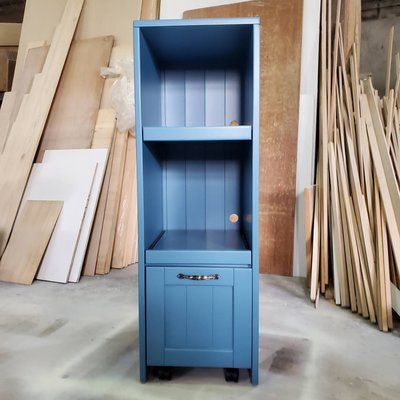 美生活館 傢俱訂製 客製化 全紐西蘭松木 深藍灰色 電器櫃 收納櫃 置物櫃 廚房櫃 也可修改尺寸顏色再報價