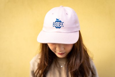 【A-KAY0】BELIEF 男女 CORE CAP 老帽 乾燥玫瑰 淡粉【BLF18FWCCDR】
