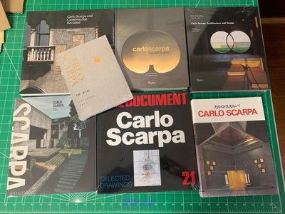Carlo Scarpa 卡羅.斯卡帕 全系列 （套裝7本）