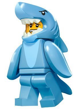 LEGO Minifigure樂高71011第15代人偶包抽抽樂-鯊魚人