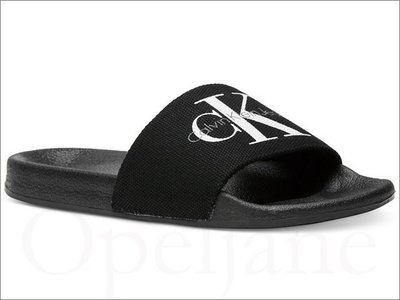 CK Calvin Klein 卡文克萊黑色橡膠材質輕便舒適居家外出 拖鞋 海灘鞋 涼鞋 44號 11號愛Coach包包