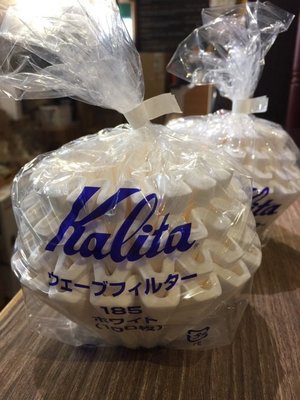【多塔咖啡】日本 Kalita 酸素漂白濾紙 185濾杯專用100張入 波浪濾紙 蛋糕濾紙 2～4人用