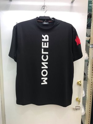Moncler Grenoble 黑白兩色 Logo 圖案 圓領T恤 全新正品 男裝 歐洲精品