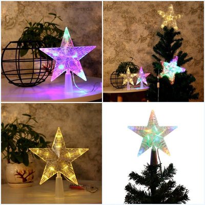 聖誕節 聖誕裝飾產品, 聖誕樹五角星頂燈, 聖誕樹 LED 裝飾, 聖誕節裝飾燈, 聖誕節裝飾燈, 新年童話-標準五金