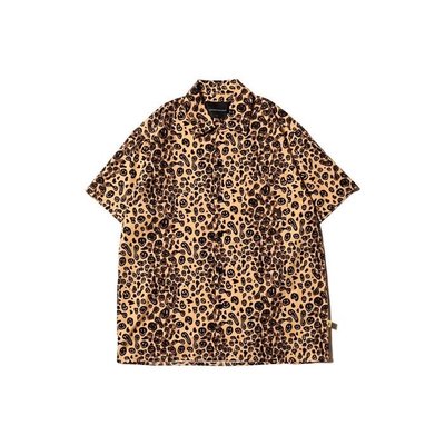 AES Leopard ” Smiley/Love ” Hawaiian Shirt 豹紋笑臉襯衫